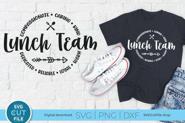 Lunch team svg, Cafeteria team svg, lunch lady svg, SVG SVG Cut File 