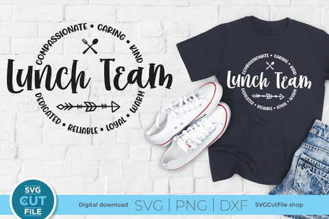 Lunch team svg, Cafeteria team svg, lunch lady svg, SVG SVG Cut File 