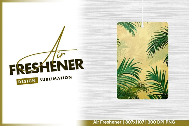 Lush green palm leaves on creamy background Sublimation Regulrcrative 
