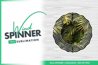 Lush Tropical Foliage Arrangement with Green and Yellow Palm Leaves Sublimation Regulrcrative 