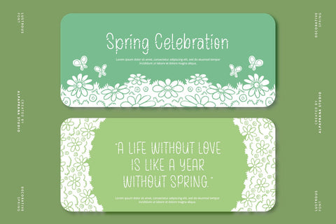 Lustrous - Display Font Font Alpaprana Studio 