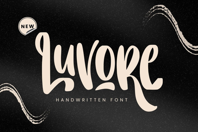 Luvore Font Sakha Design Studio 