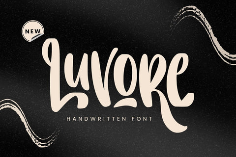 Luvore Font Sakha Design Studio 