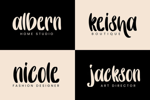 Luvore Font Sakha Design Studio 