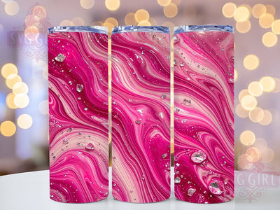 Lux Pink Marble Glitter 20oz Tumbler, Pink Marble Tumbler, Glitter Tumbler Wrap, Lux Marble Design, 20oz Sublimation Wrap, Pink Glitter Cup, Marble Glitter Pattern, Sublimation Tumbler Design Sublimation SvggirlplusArt 