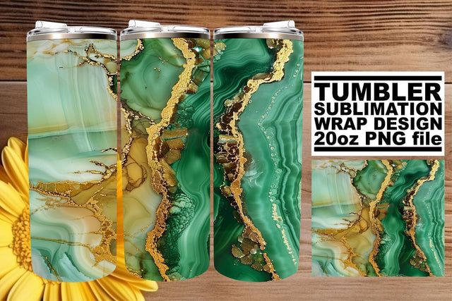 Luxurious Marble Elegance Sublimation Wrap for 20oz Tumblers Sublimation afrosvg 