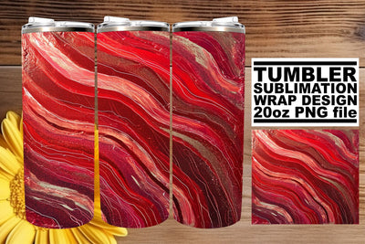 Luxurious Red Glitter Pattern Tumbler Design for Tumblers Sublimation afrosvg 