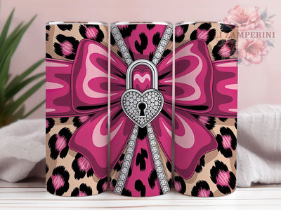 Luxury Bling Heart Tumbler, Bling Heart Tumbler, Elegant 20oz Wrap, Sublimation Design, Stylish Gift Idea, Heart Lock Wrap, Glam Bling Tumbler Sublimation Li Zamperini 