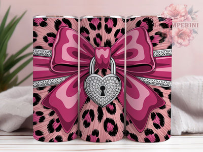 Luxury Bling Heart Tumbler, Bling Heart Tumbler, Elegant 20oz Wrap, Sublimation Design, Stylish Gift Idea, Heart Lock Wrap, Glam Bling Tumbler Sublimation Li Zamperini 