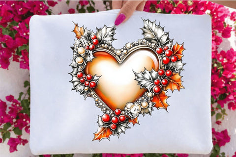 Luxury Christmas Ornament Clipart Bundle. Sublimation SVGArt 