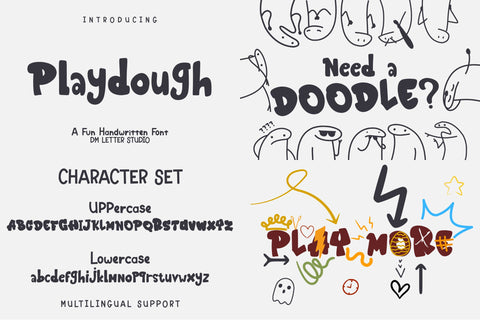 Luxury Crest Monogram Bundle + Blockton & Playdough Extras Font Dm Letter Studio 