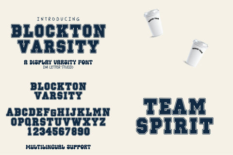 Luxury Crest Monogram Bundle + Blockton & Playdough Extras Font Dm Letter Studio 