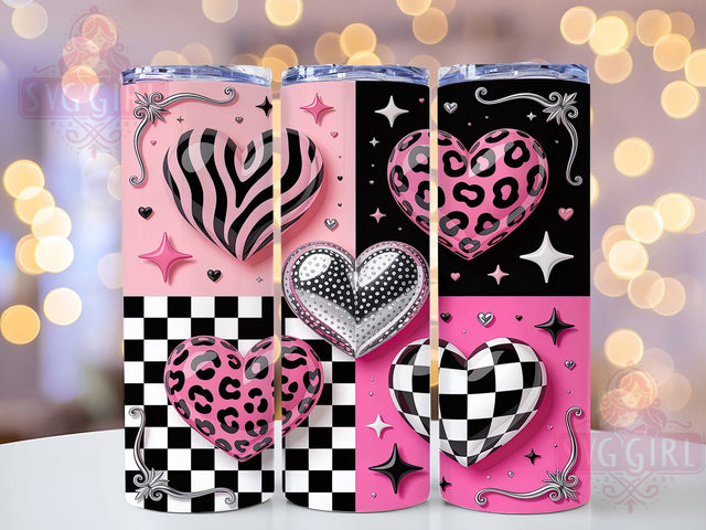 Luxury Glamorous Glitter Tumbler, Luxury 3D Wrap, Sparkle Cup Design, Elegant Sublimation Tumbler, Glitter Valentine Gift, Shiny Glam Wrap, Chic Glitter Cup Sublimation SvggirlplusArt 