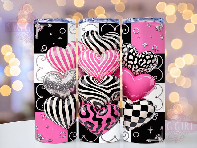 Luxury Glamorous Glitter Tumbler, Luxury 3D Wrap, Sparkle Cup Design, Elegant Sublimation Tumbler, Glitter Valentine Gift, Shiny Glam Wrap, Chic Glitter Cup Sublimation SvggirlplusArt 