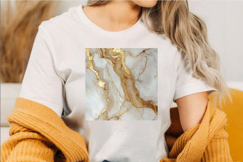 Luxury Gold White Marble Abstract Background Digital Pattern SVGArt 