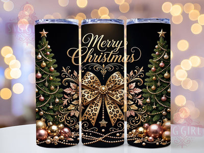 Luxury Merry Christmas 20oz Tumbler, Luxury Christmas Motif, Merry Holiday Design, Festive Theme, Elegant Accent, Seasonal Charm, Sublimation Wrap, 20oz Tumbler Sublimation SvggirlplusArt 