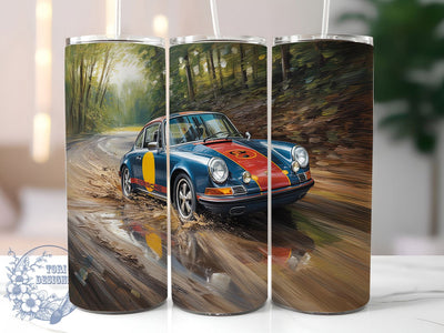 Luxury Porsche Enthusiast Tumbler, Sports Car Tumbler, Luxury Auto Design, Car Enthusiast Present, Racing Fan Cup, German Car Gift, Sublimation Template Sublimation ToriDesigns 
