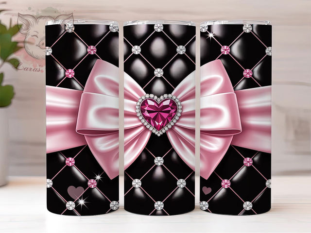 Luxury Puffy Glam Bling Tumbler, Puffy Glam, Bling Wrap, Sublimation Art, 20oz Tumbler, Sparkle Design, Elegant Theme Sublimation Lara' s Designs 