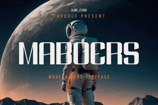 Maboers - Modern Sans Font studioalmeera 