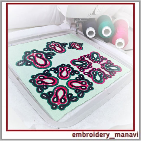 Machine embroidery designs patterns for decorating accessories and home decor Embroidery/Applique DESIGNS Embroidery Manavi 05 
