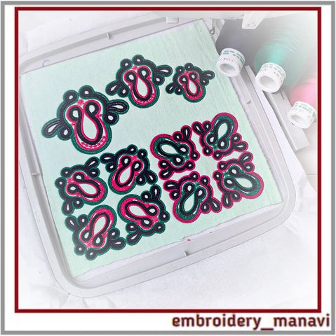 Machine embroidery designs patterns for decorating accessories and home decor Embroidery/Applique DESIGNS Embroidery Manavi 05 