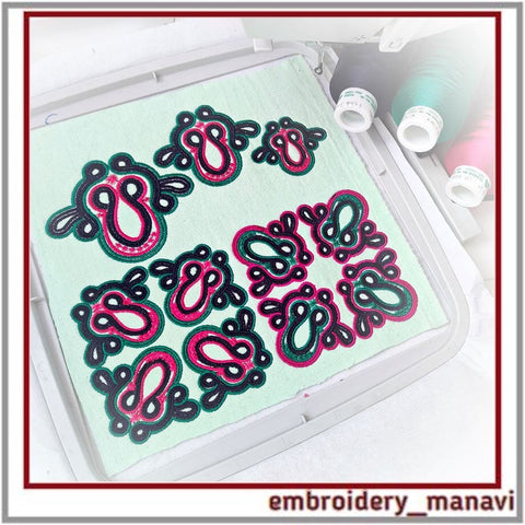 Machine embroidery designs patterns for decorating accessories and home decor Embroidery/Applique DESIGNS Embroidery Manavi 05 