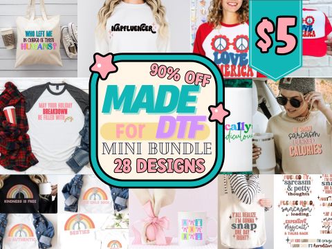 Made For DTF Mini Bundle Bundle So Fontsy Design Shop 