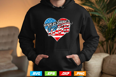 Made In America Svg , Happy Independence Day Svg , 1776 Svg, 4th Of July Svg File SVG Creativeart88 