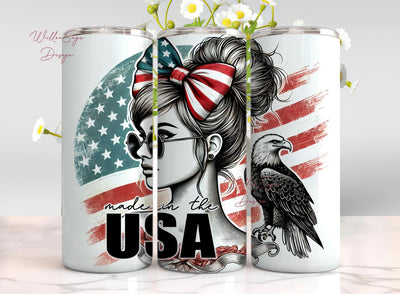 Made in the USA 20oz Skinny Sublimation Design, Instant Digital Download PNG Sublimation WillowSageDesign 