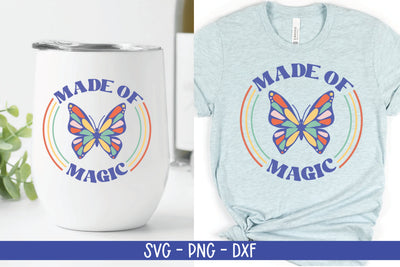 Made Of Magic SVG-Butterfly Quote SVG SVG Linden Valley Designs 