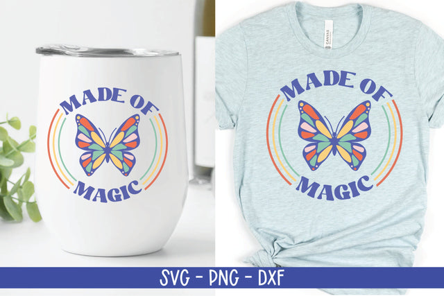 Made Of Magic SVG-Butterfly Quote SVG SVG Linden Valley Designs 
