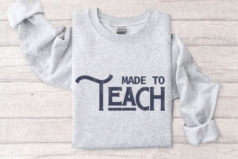 Made to Teach Svg Design, Teacher Svg, Back To School Svg SVG MaiamiiiSVG 
