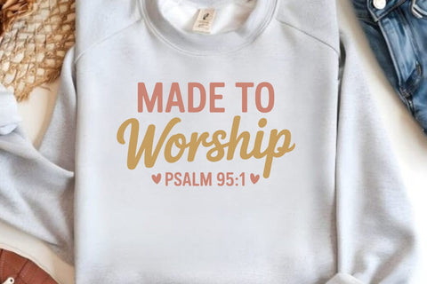 Made To Worship Psalm 95.1 SVG Angelina750 