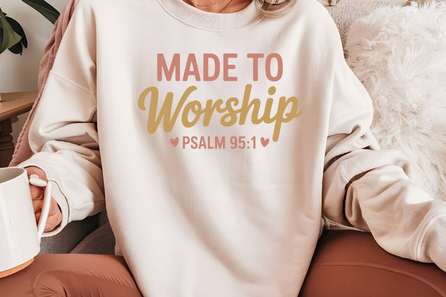 Made To Worship Psalm 95.1 SVG Angelina750 