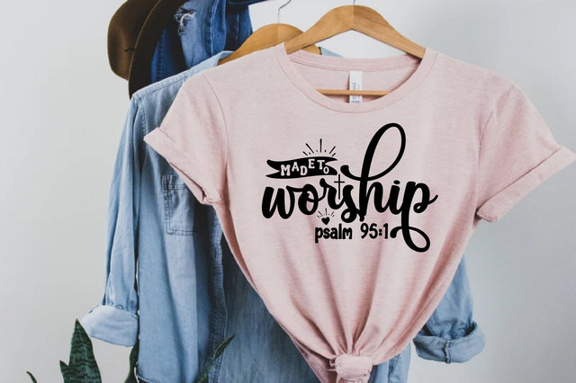 Made to Worship psalm 95,1 SVG nirmal108roy 