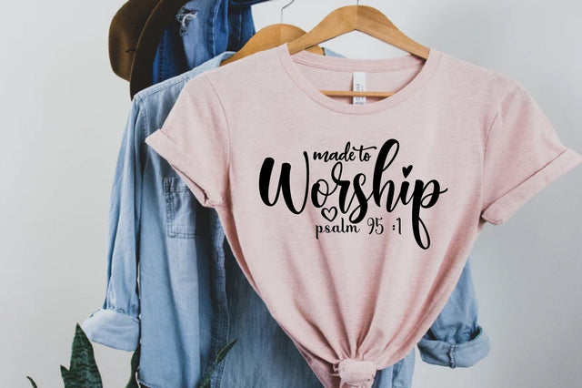 Made to Worship psalm 95,1 svg SVG nirmal108roy 