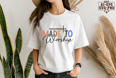 Made To Worship Svg Cut Files Creative Art SVG CraftlabSvg55 