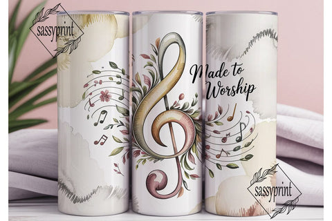Made To Worship Tumbler Wrap Sublimation sassyprint 