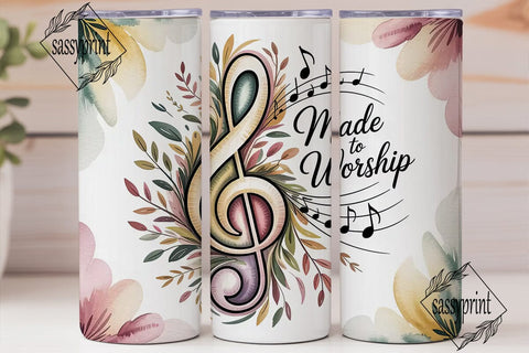 Made To Worship Tumbler Wrap Sublimation sassyprint 