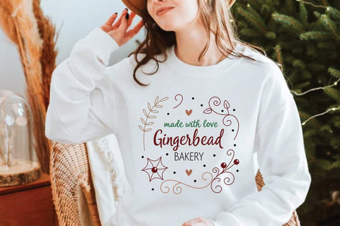 Made with love gingerbread bakery SVG Angelina750 