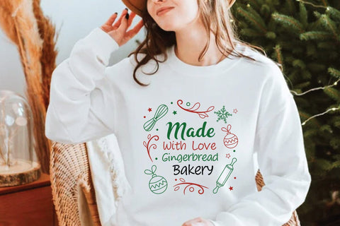 Made with love gingerbread bakery SVG Angelina750 