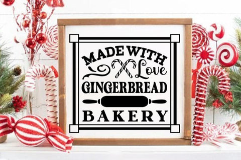 Made with love gingerbread bakery SVG Angelina750 