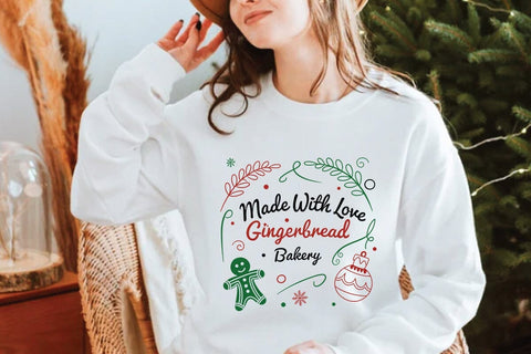 Made with love gingerbread bakery SVG Angelina750 