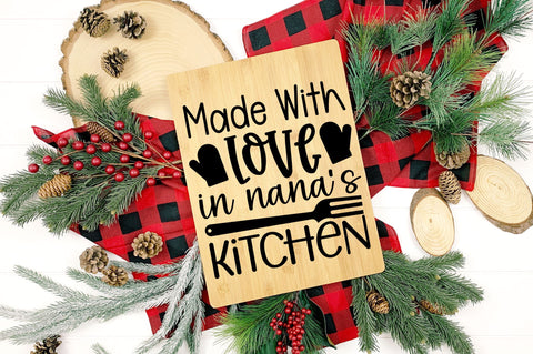 Made with love in nanas kitchen SVG design SVG Regulrcrative 