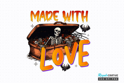 Made with love Sublimation Design Sublimation Regulrcrative 