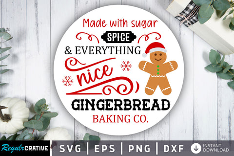 Made with sugar spice & everything nice SVG Design SVG Regulrcrative 