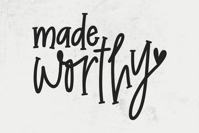 Made Worthy SVG, Worthy PNG, Forgiven Svg, Jesus Svg, Christian Svg, Bible Quote Svg, Faith Svg, Inspirational Christian Shirt Svg SVG DesignDestine 