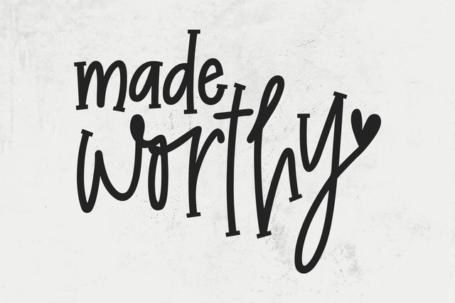 Made Worthy SVG, Worthy PNG, Forgiven Svg, Jesus Svg, Christian Svg, Bible Quote Svg, Faith Svg, Inspirational Christian Shirt Svg SVG DesignDestine 