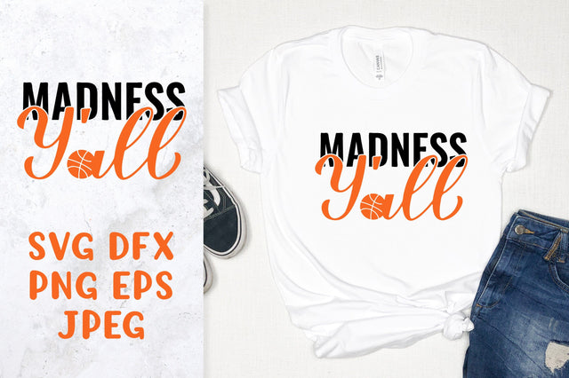 Madness Y’all SVG. March Madness quote. Basketball design SVG LaBelezoka 