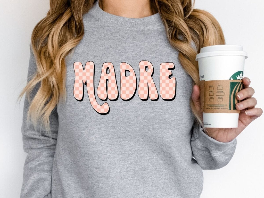 Madre Spring Check SVG PNG EPS DXF | VIP Extended Use License - So Fontsy